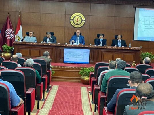 اجتماع موسع لرئيس جنوب الدلتا للتوزيع لمناقشة الاستعدادات للصيف ومواجهة الفقد المتزايد