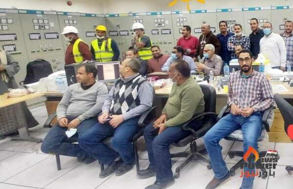 شركة ABB تضع الجهد على الممانع الحثي جهد 500 ك.ف علي الدائرة 1 شرق اسيوط /شرق سوهاج