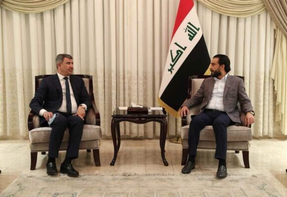 رئيس مجلس النواب العراقي ووزير النفط يبحثان اخر تطورات مشروع قانون النفط والغاز وتعديل قانون شركة النفط الوطنية 