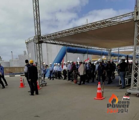 تاكيدا لانفراد باور نيوز.. الملا يتفقد سير العمل بشركات اسكندرية للبترول و اموك وانربك