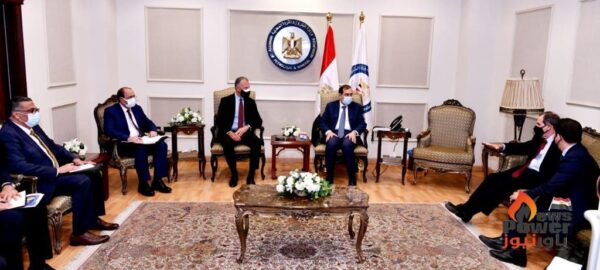 الملا يبحث مع السفير الأمريكى ومسئولين من بكتل خطوات تنفيذ مجمع البحر الاحمر للبتروكيماويات العملاق