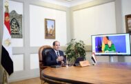 المستشارة ميركل تعرب هاتفياً للسيد الرئيس عن تقدير المانيا البالغ للدور المصري في وقف اطلاق النار في الاراضي الفلسطينية