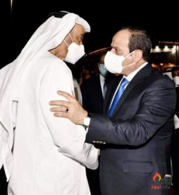 الرئيس السيسى يتلقى اتصالا من ولى عهد أبو ظبى للتهنئة بحلول عيد الفطر