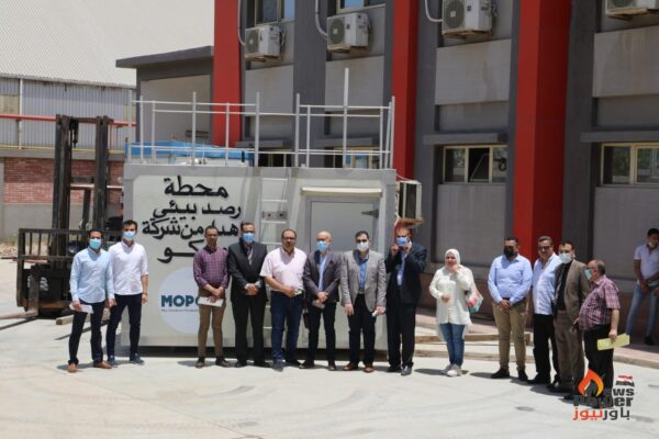 في إطار دورها المجتمعي .. موبكو تسلم محطة رصد بيئى لملوثات الهواء, كمنحة لمحافظة دمياط وجهاز شئون البيئة