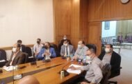 العادلى  وعبدالمنعم يجتمعان  بشركات شعبة الادوات والكابلات الكهربائية المشاركة فى مبادرة حياة كريمة