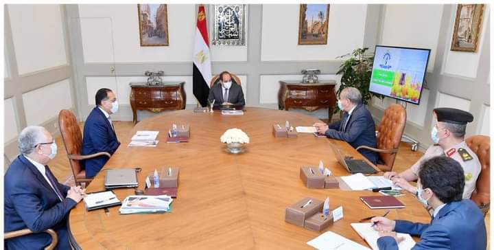 الرئيس السيسي يتابع موقف المخزون الاستراتيجي من السلع التموينية الأساسية