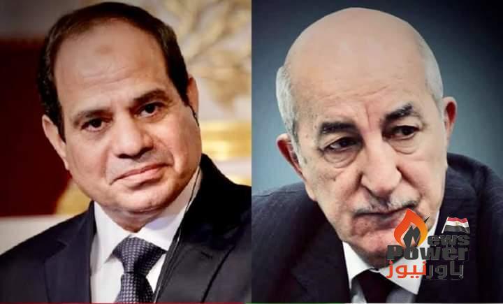 الرئيس السيسي يتبادل التهنئة مع الرئيس الجزائرى عبد المجيد تبون للتهنئة بحلول عيد الاضحي المبارك
