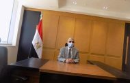 شاكر يواصل العمل بمكتبه بمقر الوزارة الجديد بالعاصمة الإدارية بحضور عسران والسعيد