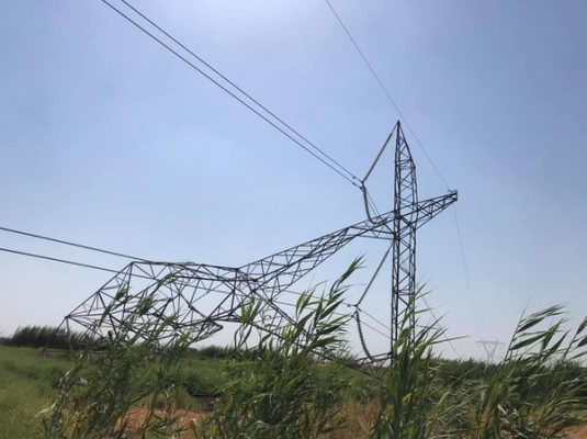 الكهرباء العراقية تعلن تعرض خط كركوك - بيجي جهد 400 ك.ف  إلى عمل تخريبي