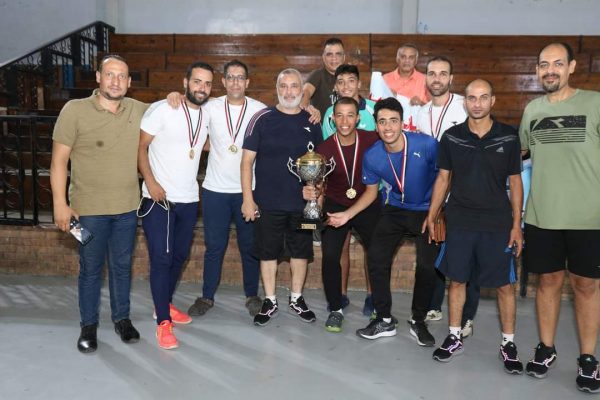 جنوب القاهرة لتوزيع الكهرباء أول الجمهورية ببطولة الشركات لتنس الطاولة
