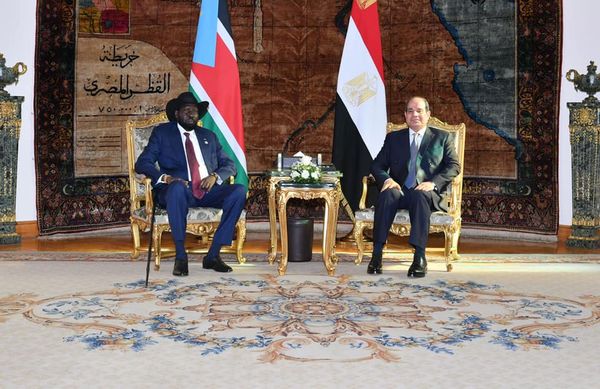 الرئيس السيسى يستقبل رئيس جنوب السودان بقصر الاتحادية