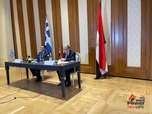 عاجل و تأكيدا لانفراد باور نيوز .. مصر توقع مذكرة تفاهم للربط الكهربائى الثنائى مع اليونان
