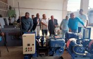 بالصور ..  رئيس القناة للتوزيع في زيارة مفاجئة الي الورش الرئيسية بالشركة 