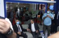 بالصور .. وزير النقل يتفقد الان أجنحة الشركات بمعرض النقل الذكى TransMEA