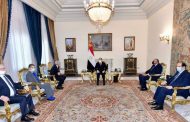 الرئيس السيسى يستقبل وزير خارجية إسرائيل