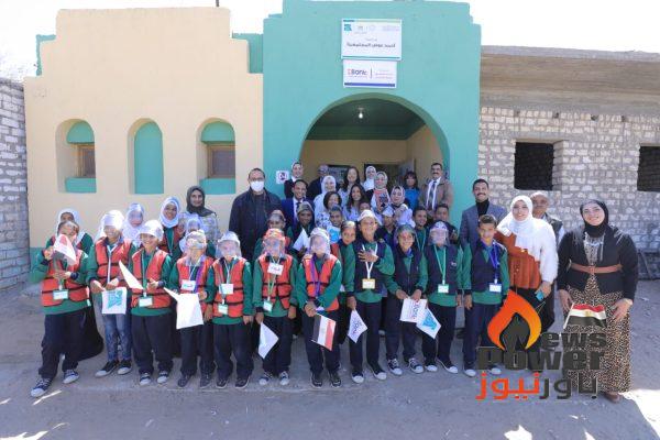 زيارة فريقا عمل مصر الخير وبنك تنمية الصادرات للمدارس المجتمعية بالأقصر