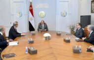 الرئيس السيسى يستقبل رئيس شركة شيفرون العالمية