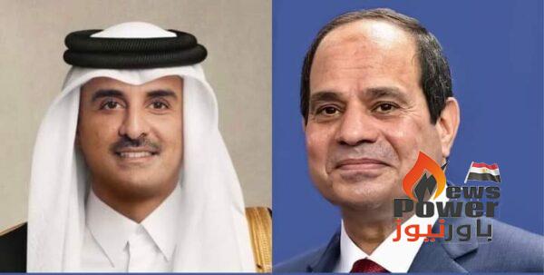الرئيس السيسي يستقبل أمير دولة قطر مساء اليوم