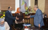 بالصور .. استقبال حافل للمهندس مدحت فودة رئيس شركة جنوب القاهرة لتوزيع الكهرباء الجديد 