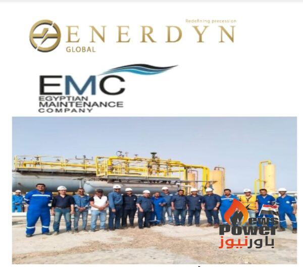 إنردين العالمية تنتهى من تجارب التشغيل التجريبي لمشروع فواصل الغازات بمنطقة شمال عامر التابعة للشركة العامة للبترول