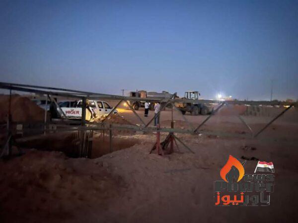 ليبيا تنجح في تنفيذ آخر برج لنقل الطاقة من محطة اوباري الغازية
