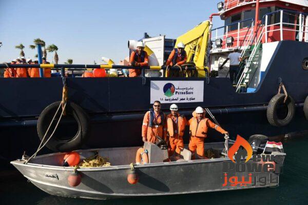 في مناورة مصر المحروسة 18 ..  بتروسيف تُنفذ تدريب عملي لمحاكاة مكافحة تلوثات بترولية من المستوي الثاني بالغردقة