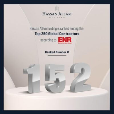 مؤسسة ENR ترفع تصنيف حسن علام القابضة 13مرتبة لتحتل رقم 152 كافضل شركة عالمية