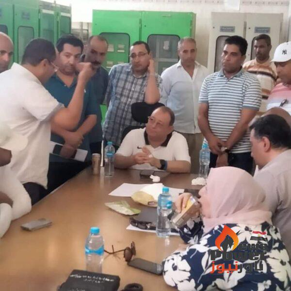 عسران يواصل جولاته بجنوب سيناء ويزور محطة محولات شرم الشيخ 2