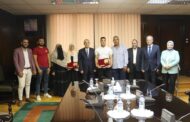 الدكتور محمد شاكر وزير الكهرباء والطاقة المتجددة يكرم المتفوقين والمتميزين من أبناء العاملين