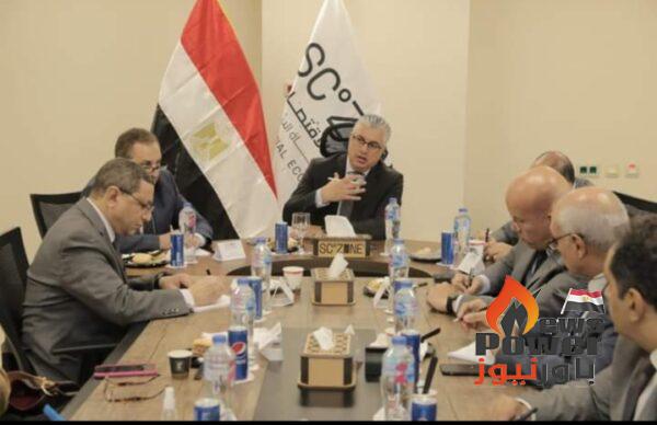 لمناقشة تفعيل مذكرات التفاهم بمشروعات الهيدروجين ..رئيس اقتصادية قناة السويس يترأس أولى اجتماعات الهيئة بالعاصمة الإدارية الجديدة ..صور