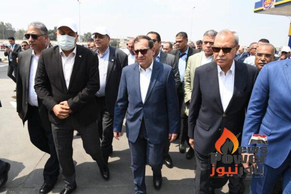 صور من زيارة الملا لمنطقة مسطرد لافتتاح ووضع حجر الأساس لعدد من المشاريع البترولية