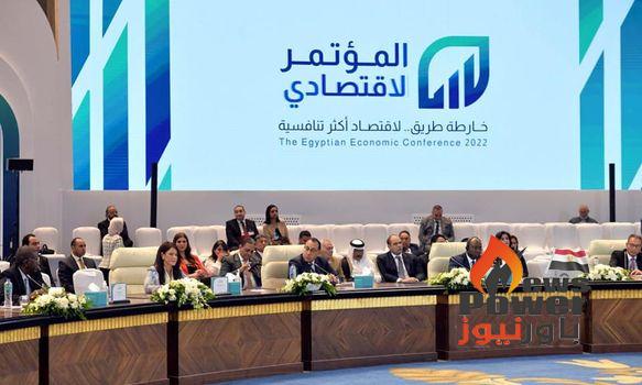 فعاليات المؤتمر الاقتصادى ..احمد السويدى يستعرض الشراكات الناجحة مع مؤسسات التمويل فى بناء ميناء 6 اكتوبر الجاف