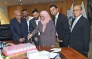 بحضور درويش وعدد من رؤساء الشركات.. جنوب الوادي القابضة تحتفل بعيد ميلاد السيدة مرفت حنفي الستون