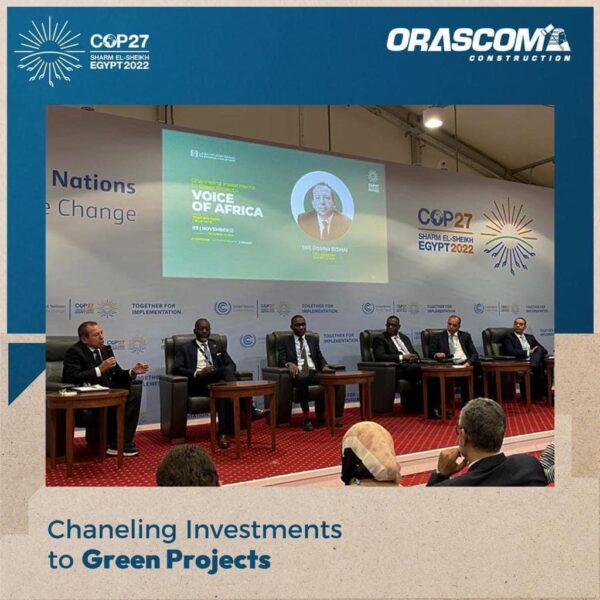 الرئيس التنفيذي لشركة Orascom Construction أسامة بشاي يناقش الاستثمارات في الصناعات الخضراء والمستدامة