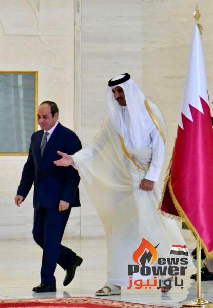 الرئيس السيسى  يغادر قطر ويتوجه بالتهنئة قيادة وشعبا على نجاح حفل افتتاح بطولة كأس العالم