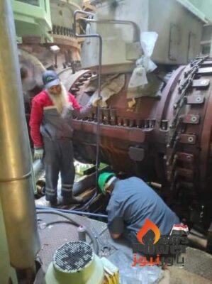 الكهرباء الليبية : بدء إختبارات تشغيل الوحدة الرابعة بمحطة كهرباء الزويتينة الغازية ..صور