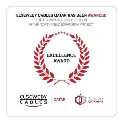 قطر للغاز تمنح السويدى للكابلات جائزة التميز فى تنفيذ عملية باكبر حقل للغاز