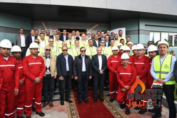 بالصور .. الملا يفتتح مشروع تطوير الورش والمخازن الرئيسية لشركة غاز مصر بمنطقة أبورواش
