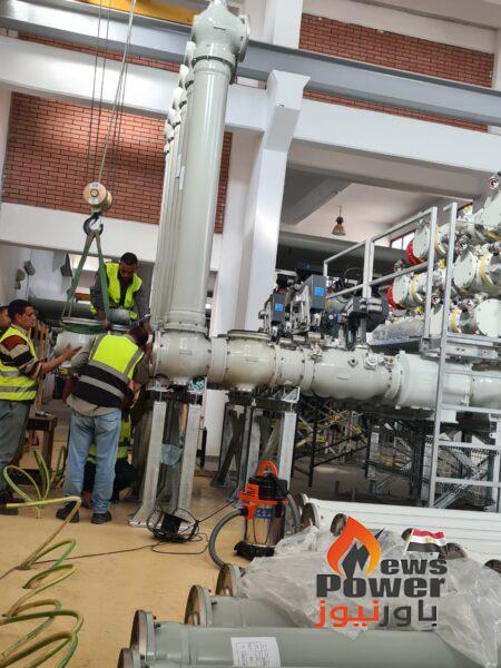 جيزة مصر للنقل والتوزيع تنهى اعمال التركيبات والاختبارات بمحطة محولات بدر جهد 500 ك.ف