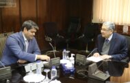 شاكر يستقبل النائب الاول لوزير الطاقة الاوزباكستانى لبحث سبل دعم وتعزيز التعاون بين البلدين فى مجال الكهرباء والطاقة المتجددة