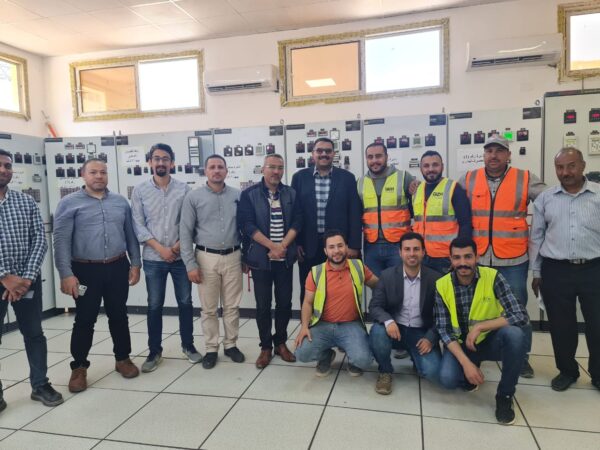 جيزة للأنظمة تضع الجهد على المرحلة الأخيرة من محطة محولات البداري باسيوط جهد 66/11 ك.ف