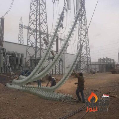 العامة للكهرباء الليبية: استمرار العمل بمشروع خط الجنوب الغرب جهد 400 ك.ف الرابط بين محطتي تحويل غرب طرابلس وجنوب طرابلس