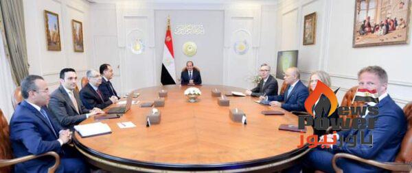 عاجل .. الرئيس السيسى يستعرض مشروعات الهيدروجين الاخضر والامونيا والطاقات الجديدة مع الرئيس التنفيذى لشركة سكاتك النرويجية