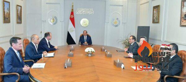 خلال لقاءه الرئيس السيسي .. رئيس أباتشي الأمريكية : توافر العديد من الفرص الواعدة في مصر لتحقيق اكتشافات جديدة