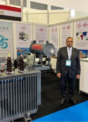 بالصور ... رئيس ايجيترافو يستقبل زوار معرض CWIEME Berlin بألمانيا