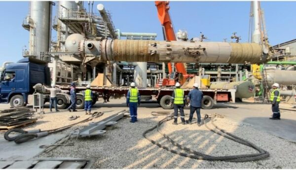 عاجل .. إيبروم تنجح فى استبدال الغلاية (Waste Heat Boiler) بالشركة المصرية للمنتجات النيتروجينية في وقت قياسي وطبعا للجدول الزمني