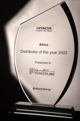 هيتاشى للطاقة العالمية تمنح Powerline جائزة الموزع الأكثر تميزا في مناطق إفريقيا و آسيا والشرق الأوسط