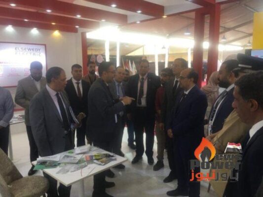 جناح السويدى اليكتريك بمعرض التشييد والبناء ببنغازى يستقبل كبار المسئولين الليبيين