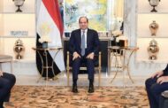 الرئيس السيسى يستقبل بمقر إقامته بباريس رئيس شركة الخطوط الملاحية الفرنسية العالمية 