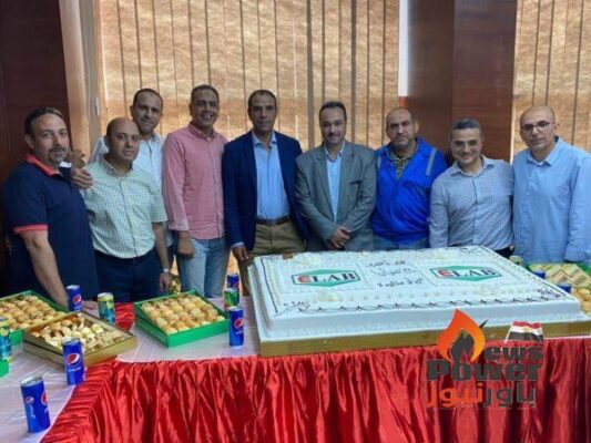 بالصور .. إيلاب وإيبروم يتجمعون فى حب سمير الليثي رئيس شركة إيلاب بعد وصوله قمة العطاء الوظيفى